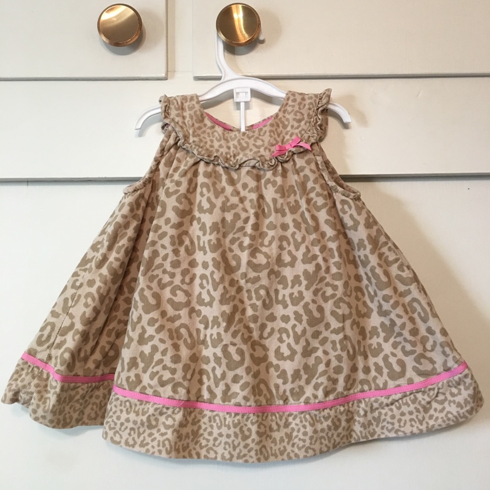 Leopard Print Baby Dress
